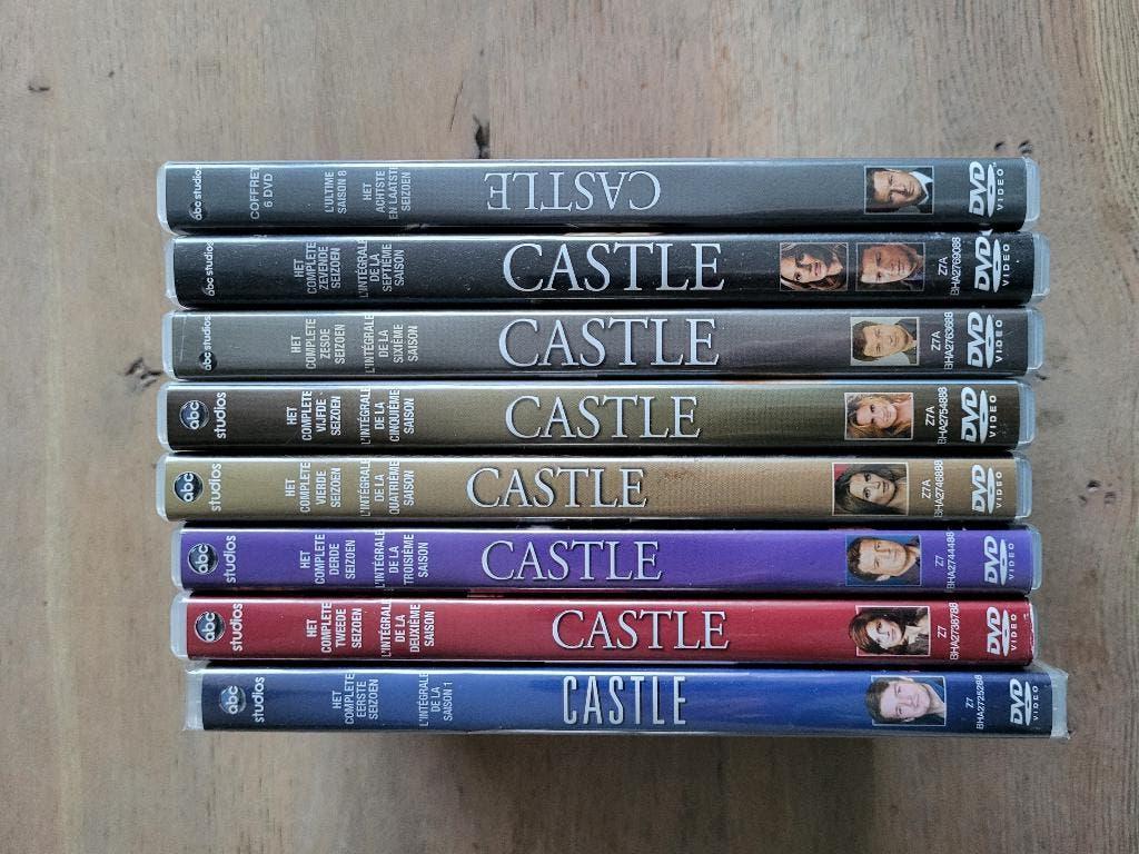 DVD Castle seizoen 1,2,3,4,5! Richard Castle, Vanaf 12 jaar, Ophalen of Verzenden, Zo goed als nieuw, Actie en Avontuur