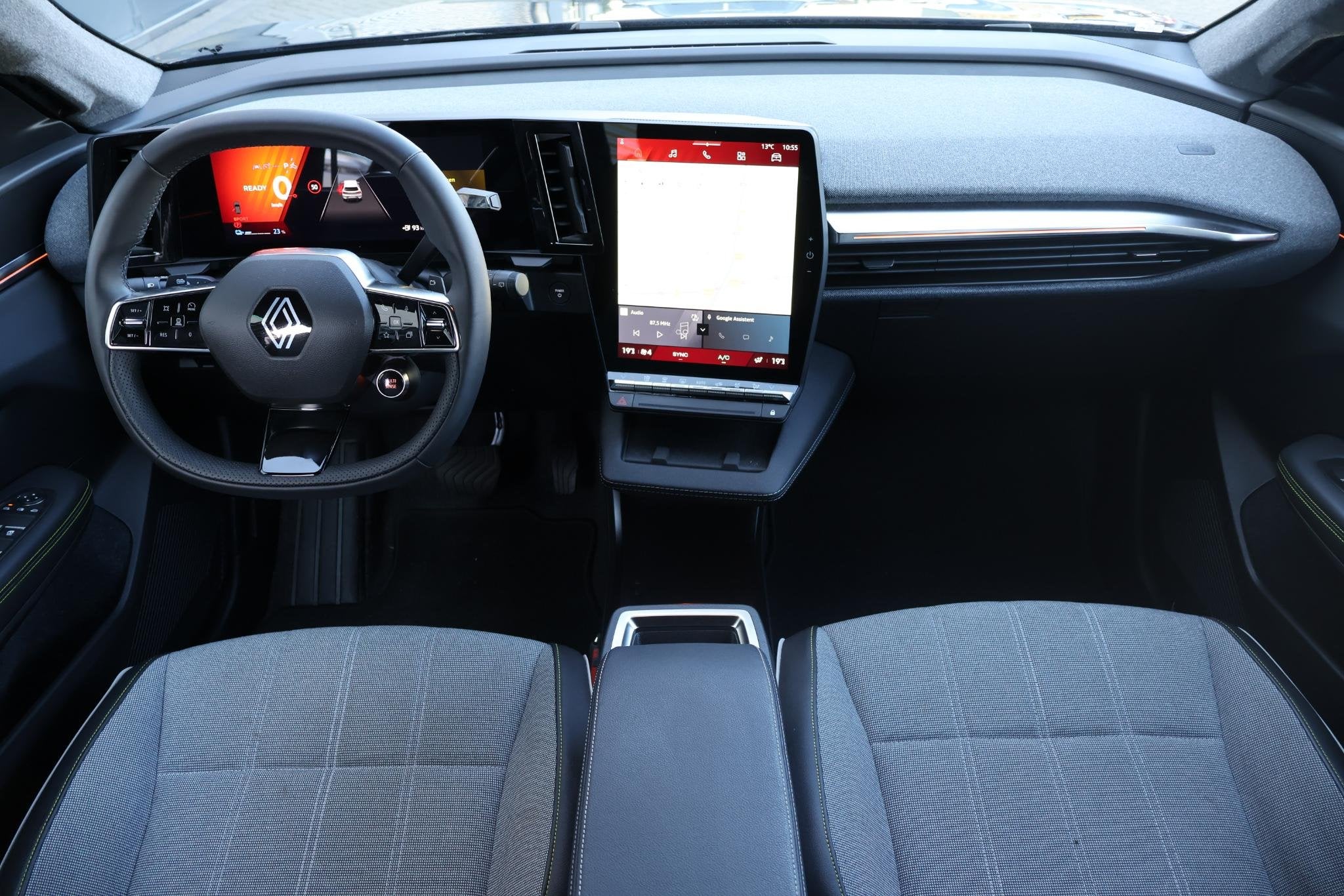 Renault Scenic EV60 comfort range techno 1e Eigenaar | Volle, Auto's, Parkeersensor, Gebruikt, Leder en Stof, Zwart
