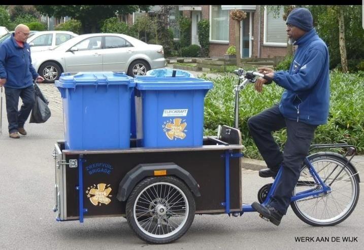 Professionele Bakfiets, Ophalen of Verzenden, Gebruikt, Terugtraprem, Goederen