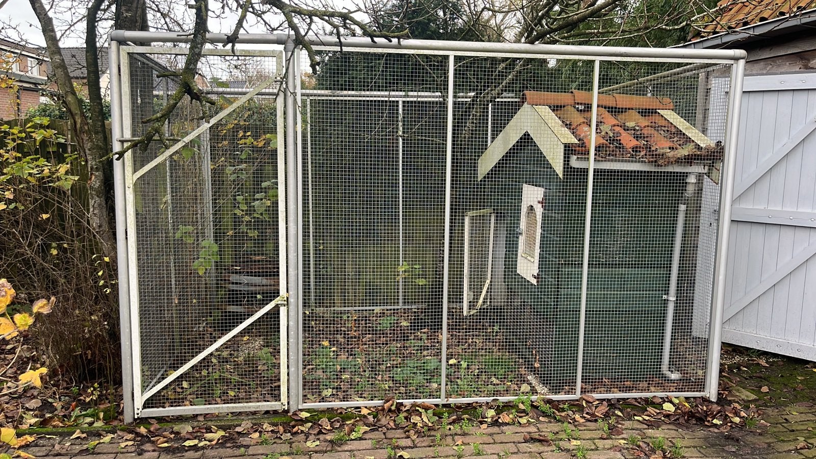 Kipperren kennel volière konijnenhok, Ophalen of Verzenden, Aluminium, Volière