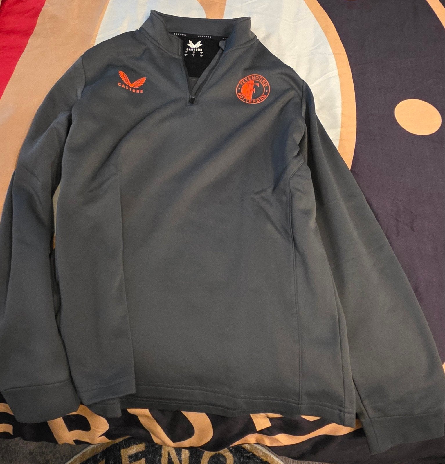Castore Feyenoord Trainingstrui - Maat L, Maat 52/54 (L), Castore, Ophalen of Verzenden, Zo goed als nieuw