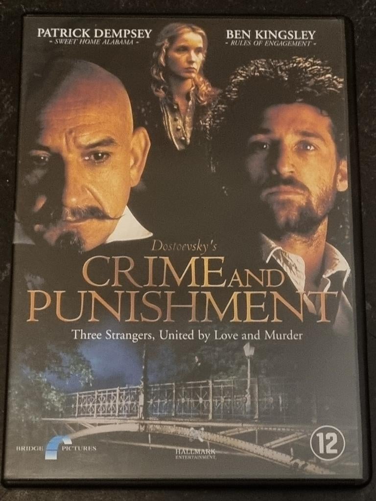 Crime and Punishment DVD - Patrick Dempsey, Ben Kingsley, Vanaf 12 jaar, Ophalen of Verzenden, Zo goed als nieuw, Drama