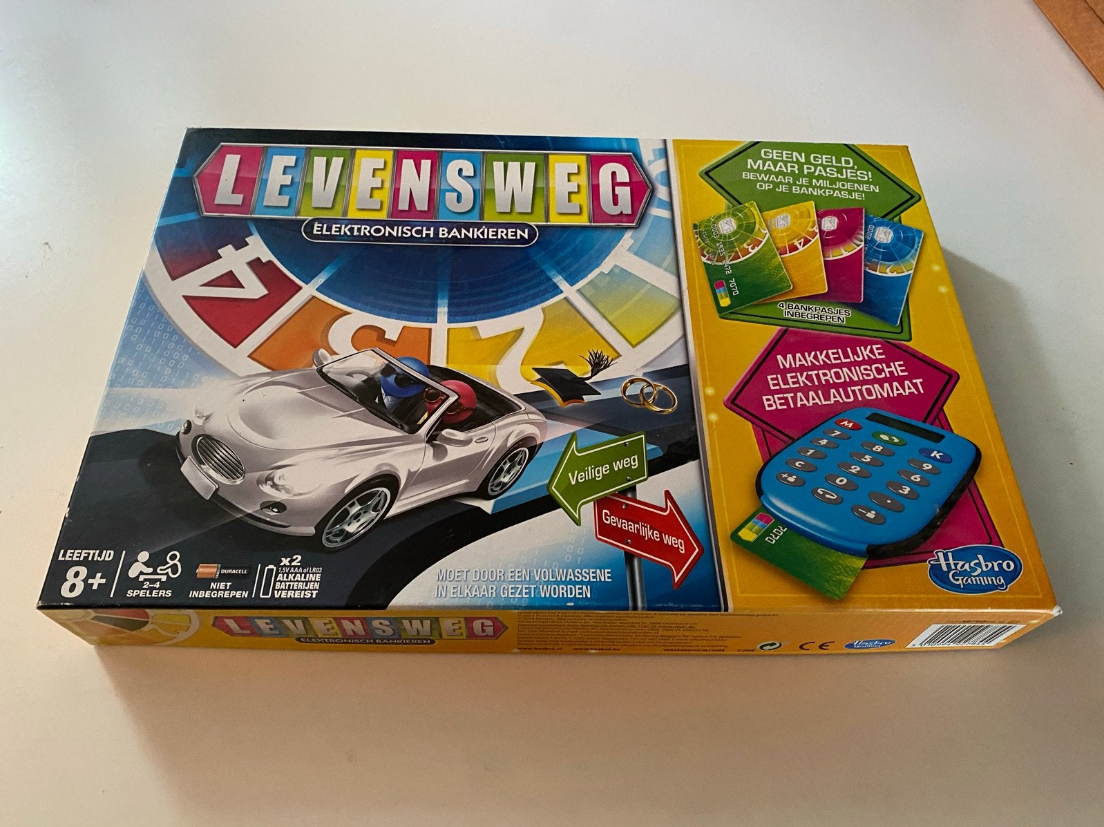 Levensweg Elektronisch Bankieren - Bordspel Hasbro, Drie of vier spelers, Ophalen of Verzenden, Zo goed als nieuw