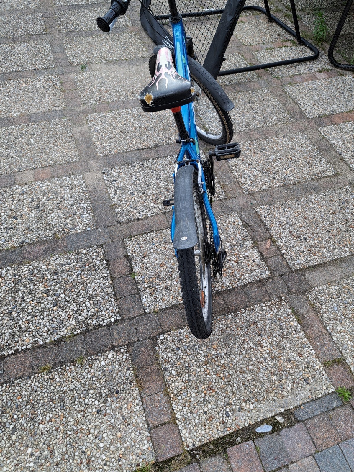 Kinderfiets 24 inch - mountainbike, 24 inch of meer, Gebruikt, Staal, Velgrem