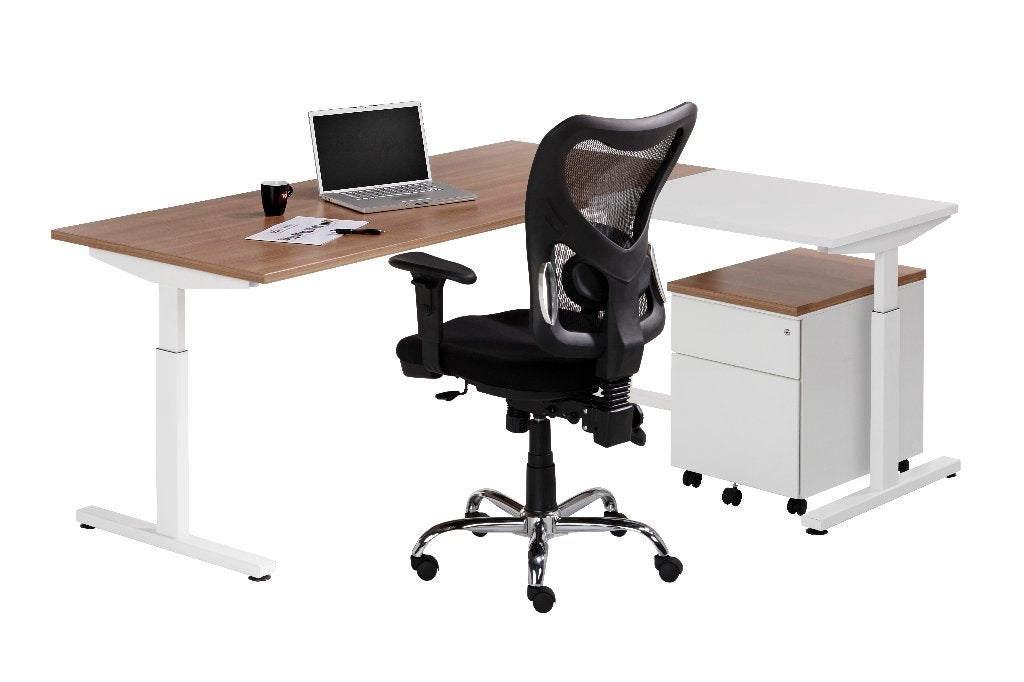 Hoekbureau Bureau Tafel PINTA Verstelbaar inhoogte !, Metaal, Hoekbureau, Ophalen of Verzenden, Overige merken