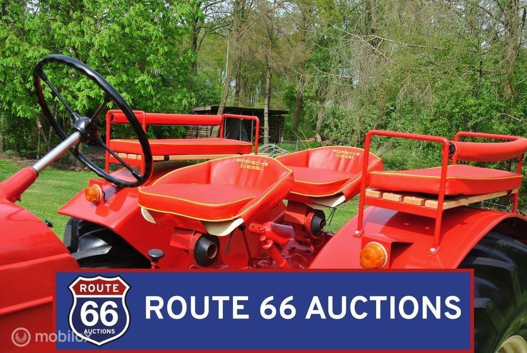 Porsche-Diesel Master 408 Tractor | 1958 | Route 66 Auctions, Auto's, Oldtimers, Overige carrosserieën, Zwart, Bedrijf, Porsche