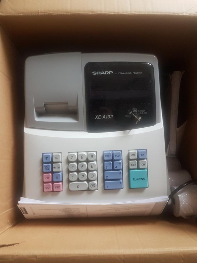 Sharp XE-A102 Elektronische Kassa - zgan in doos, Ophalen