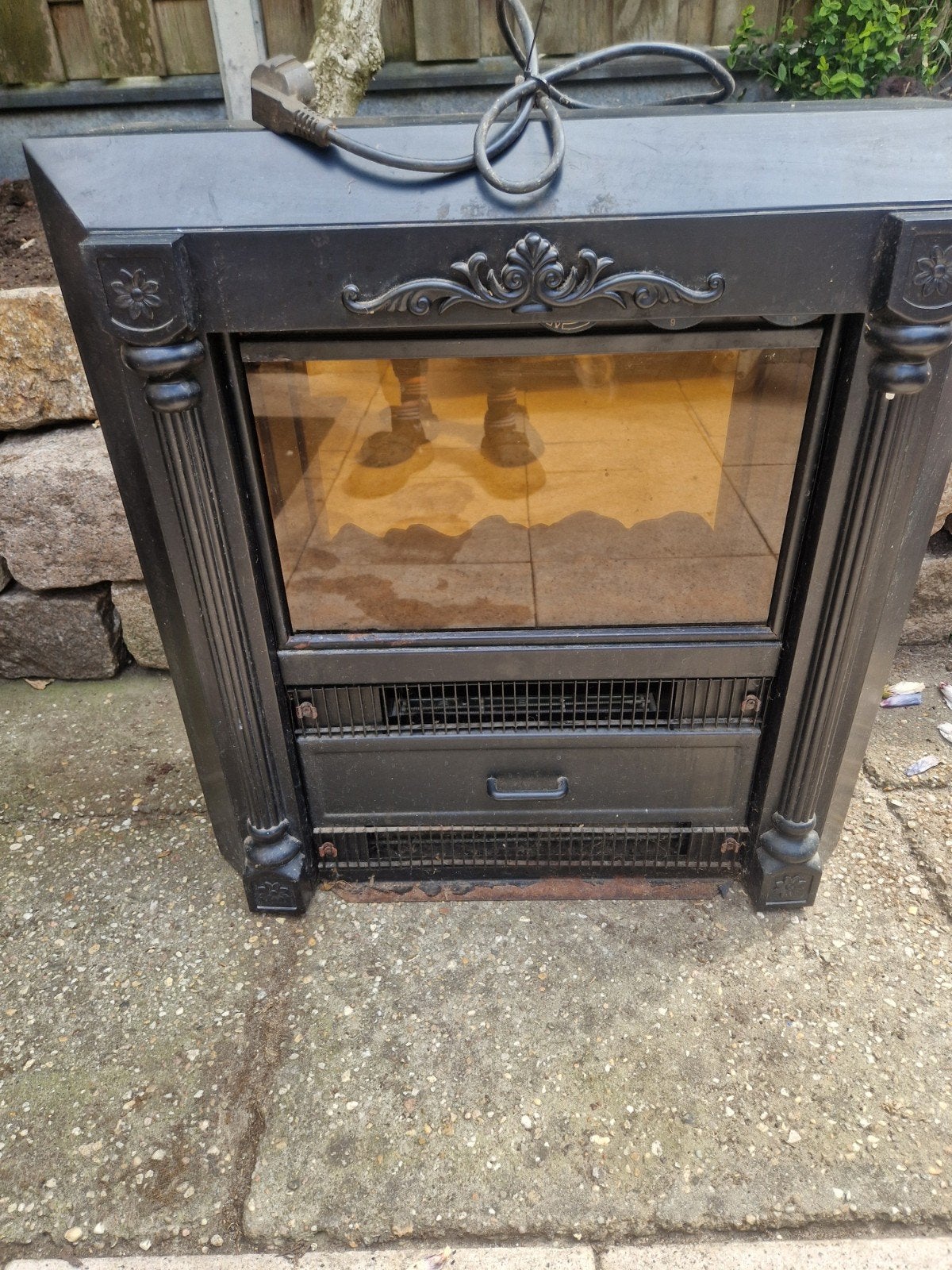 Elektrische haard Classic Fire AJ50 - 1800W, Ophalen, Gebruikt, Vrijstaande haard, Elektrische haard