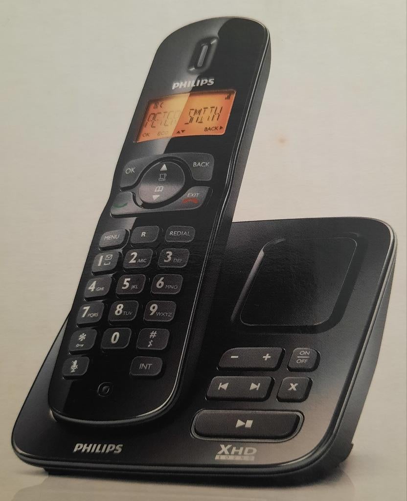 Philips CD1753B/22 Draadloze Huistelefoons Set (3 Stuks), Ophalen of Verzenden, Nieuw, 3 handsets