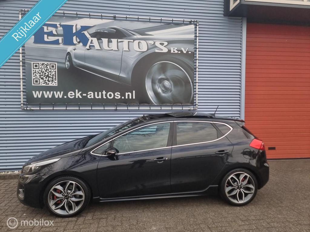 Kia cee'd 1.6 T-GDi GT Sport 205pk. Keurig ! Alle opties !, Auto's, Kia, Voorwielaandrijving, Gebruikt, 4 cilinders, Zwart