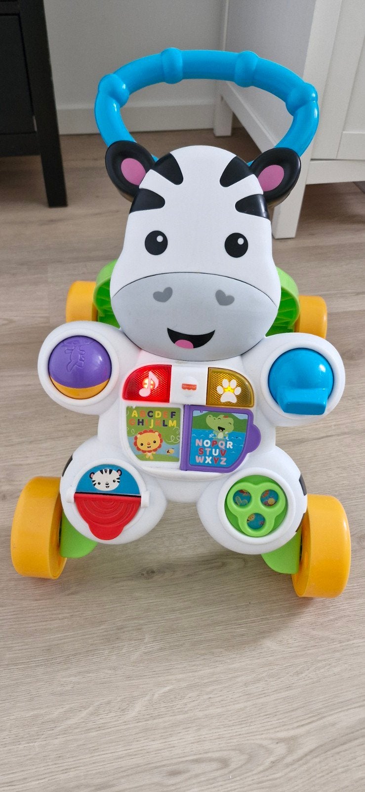 Procent- zebra loopwagen, Ophalen, Zo goed als nieuw, Duw- of Trekspeelgoed