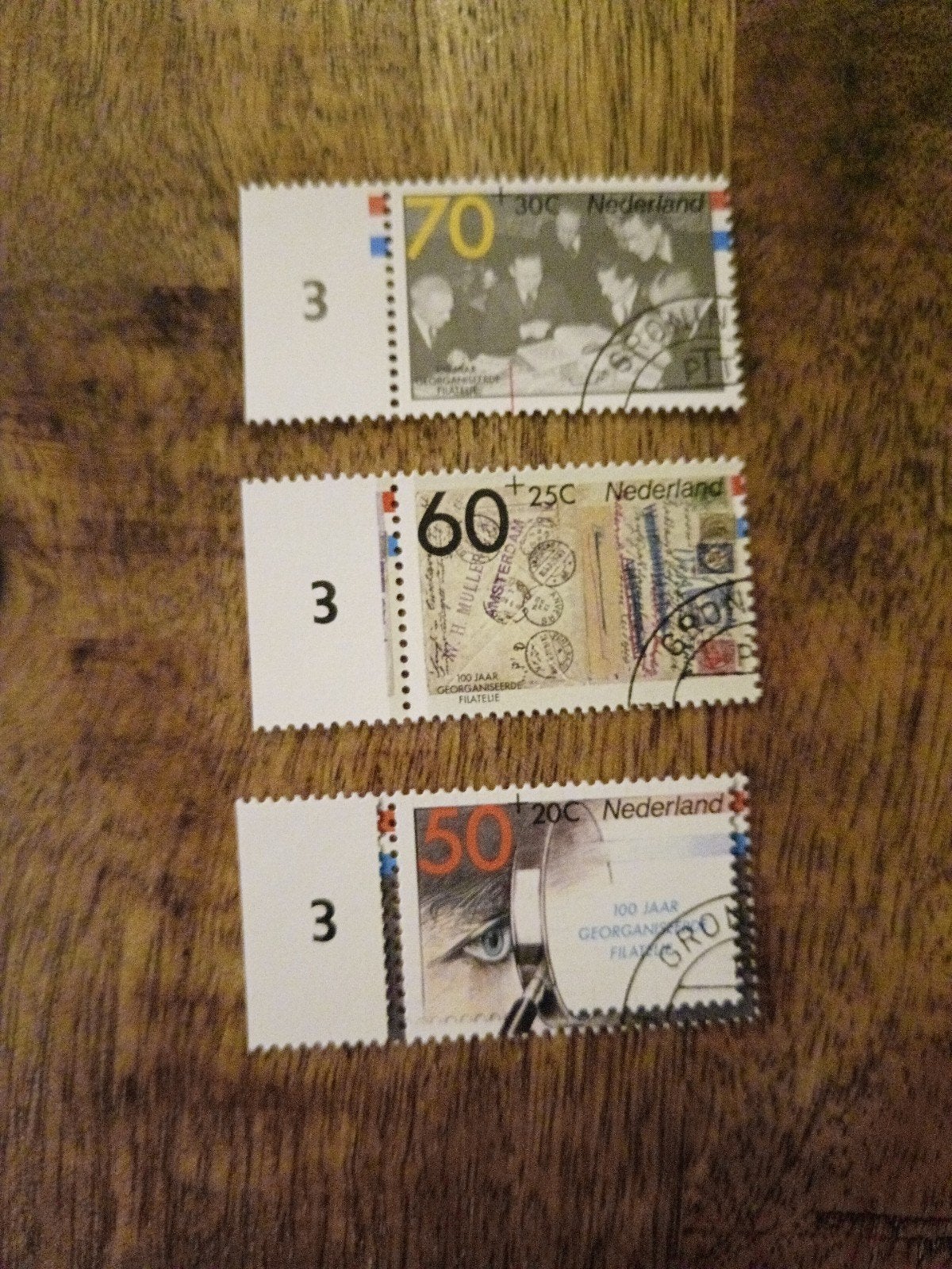 Nederlandse postzegels - 100 jaar georganiseerde filatelie, Postzegels en Munten, Ophalen of Verzenden, Na 1940, Gestempeld