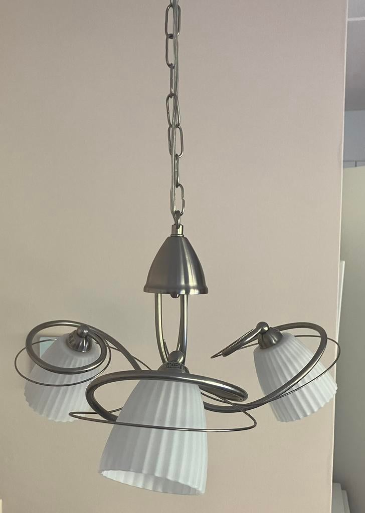Hanglamp modern, Ophalen of Verzenden, Zo goed als nieuw, Tijdloos, Metaal