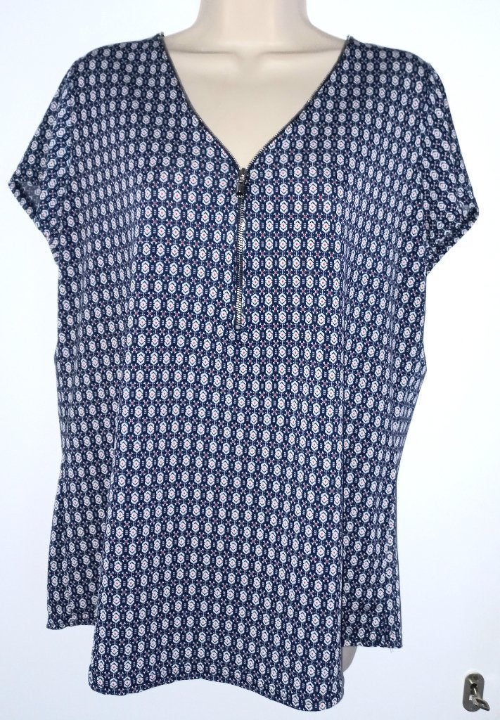 Paprika top maat 44/46, Kleding | Dames, Ophalen of Verzenden, Zo goed als nieuw, Blauw, Shirt of Top