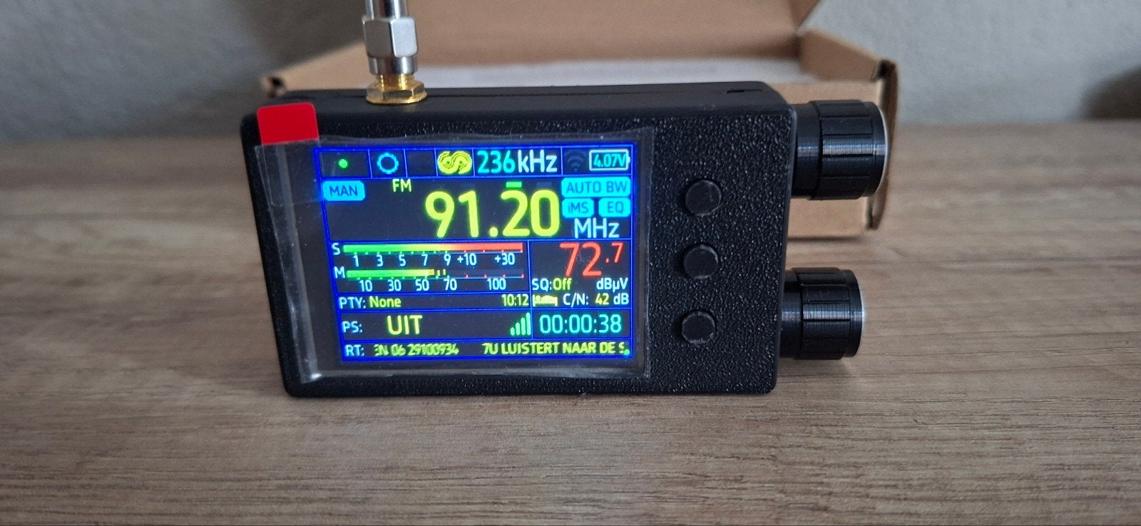 Mini TEF 6686 tuner nieuw in doos, Audio, Tv en Foto, Radio's, Ophalen of Verzenden, Zo goed als nieuw, Radio