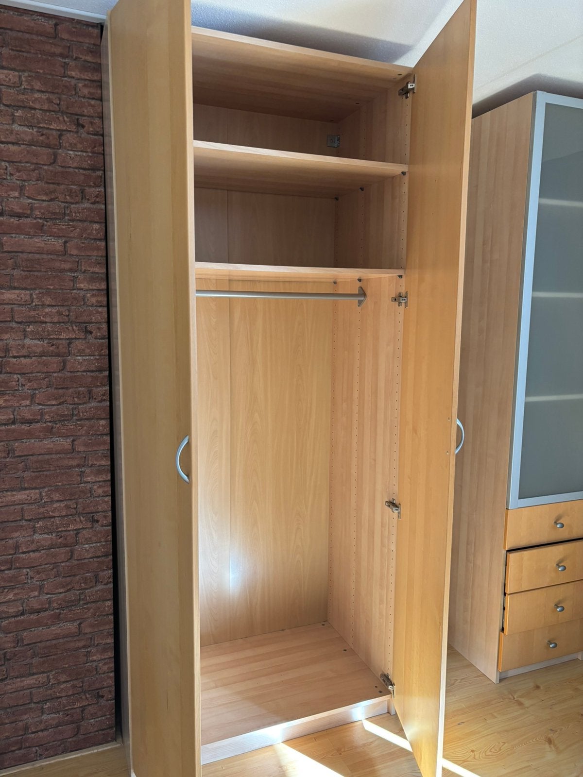 4 Pax Kledingkasten 2x100cm en 2x 50cm breed, H236cm D60 cm, Ophalen, Gebruikt, 200 cm of meer, 50 tot 100 cm