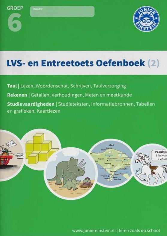 LVS- en  entreetoets. Oefenboek 2 (groep 6), Ophalen, Zo goed als nieuw, Overige niveaus, Nederlands
