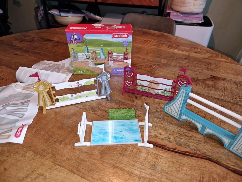 Schleich paarde accessoires voor hindernisbaan, Ophalen of Verzenden