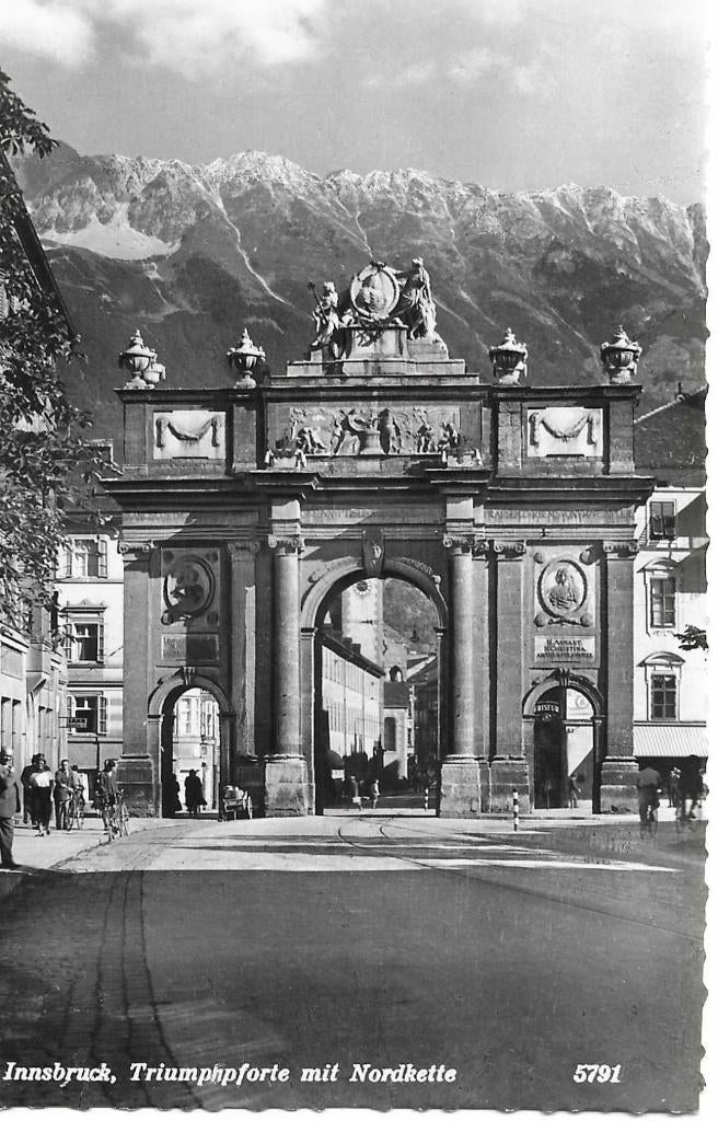 Innsbruck- -Triumphpforte., Verzenden, 1960 tot 1980, Ongelopen, Oostenrijk