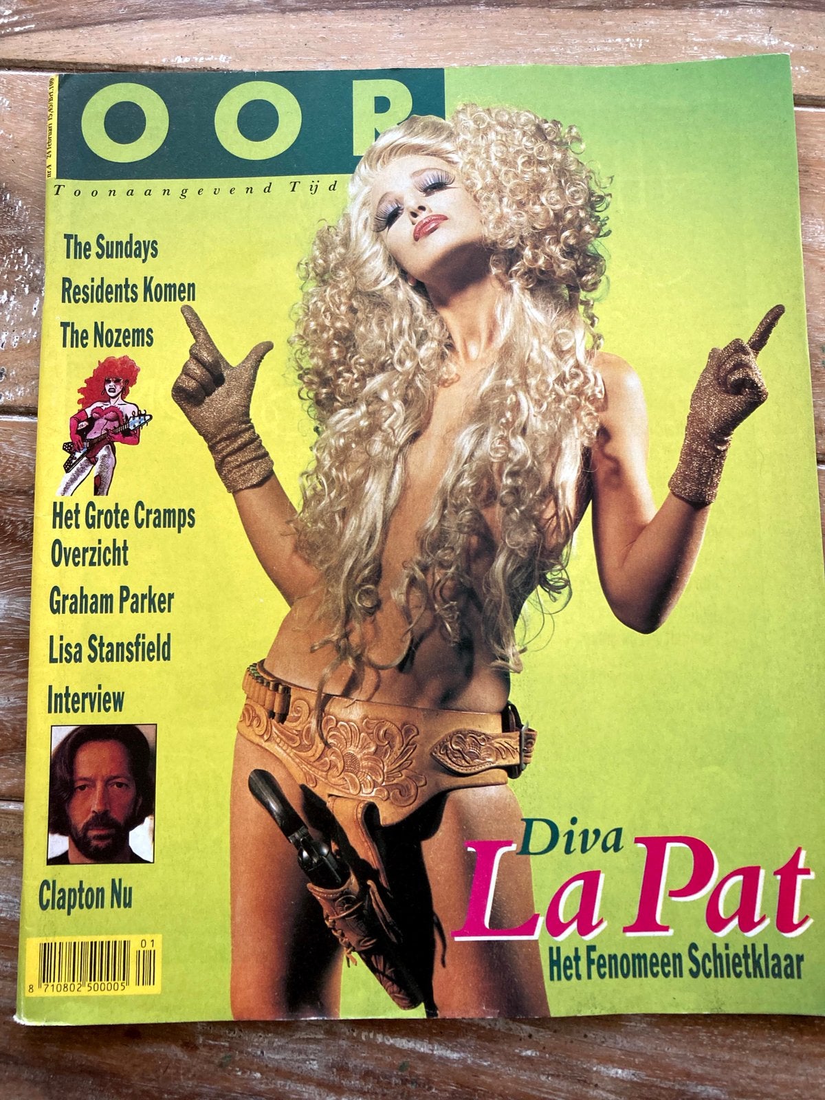 OOR Magazine 1990 ERIC CLAPTON Fatal Flowers THE SUNDAYS, Boeken, Ophalen of Verzenden, Zo goed als nieuw, Muziek, Film of Tv