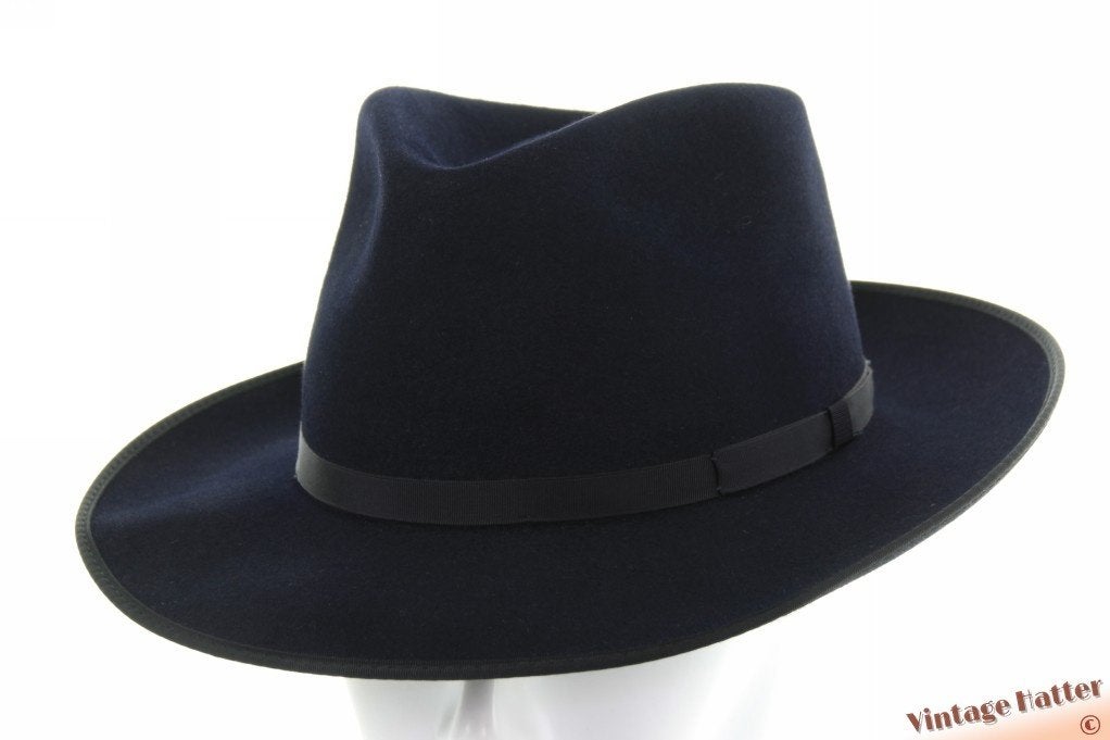 Gleufhoed Stanton donker navy blauw 59 als nieuw