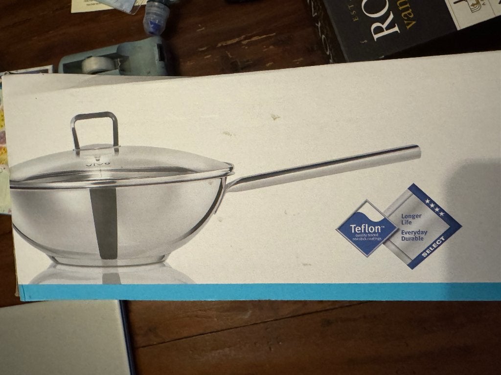 Wokpan vivo Villeroy & Boch, Nieuw, Ophalen of Verzenden, Rvs, Keramische plaat