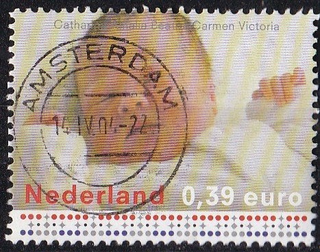 Koninklijke Familie (II) -Prinses Amalia-gebruikt–NVPH 2243a, Postzegels en Munten, Verzenden, Na 1940, Gestempeld