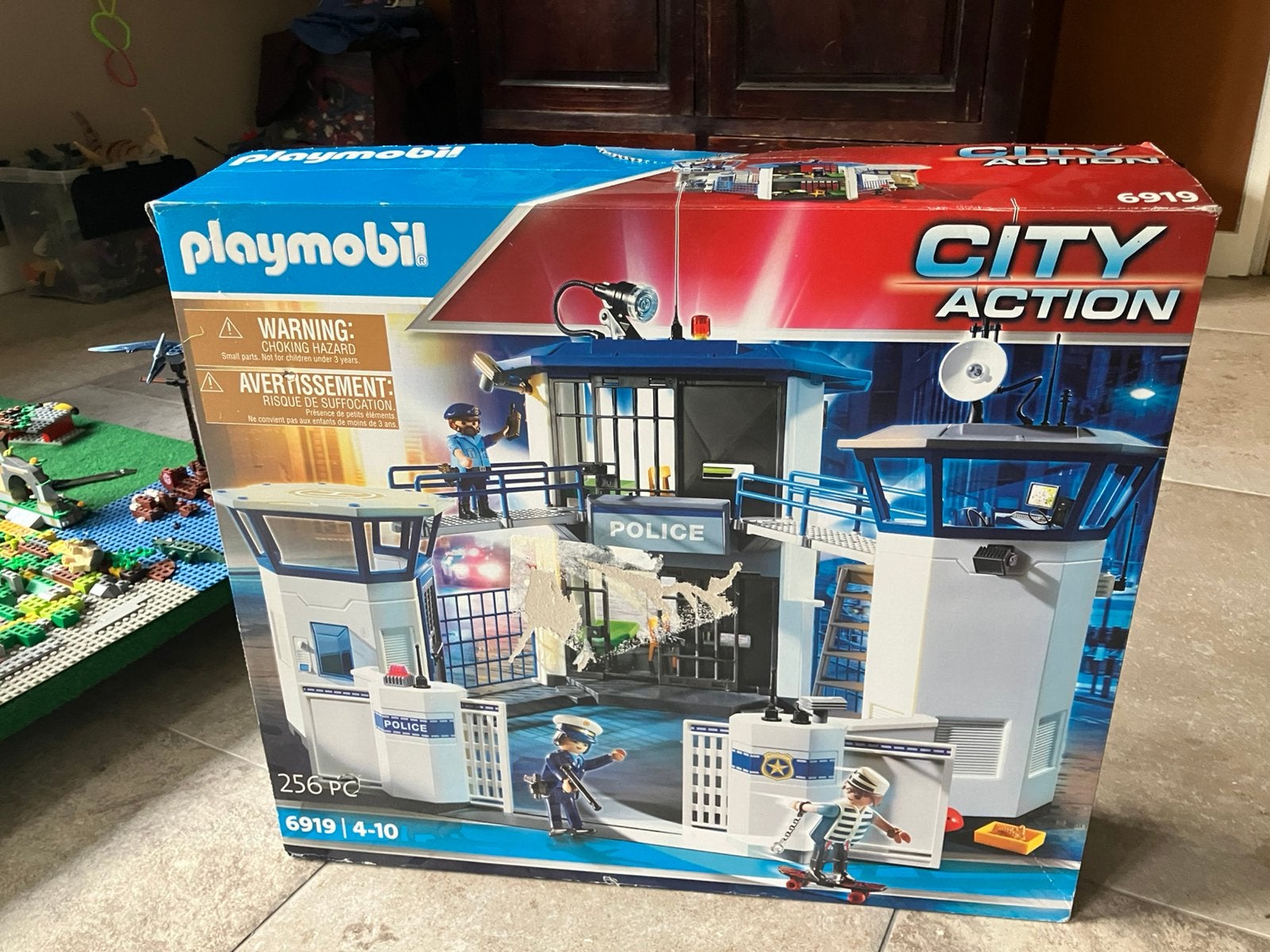 Playmobil Politiebureau 6919 met helikopterplatform, Ophalen, Gebruikt, Jongen of Meisje