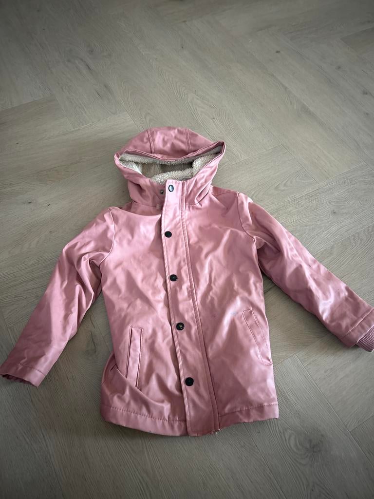 Roze softshell jas maat 110/116, Kinderen en Baby's, Ophalen of Verzenden, Gebruikt, Meisje