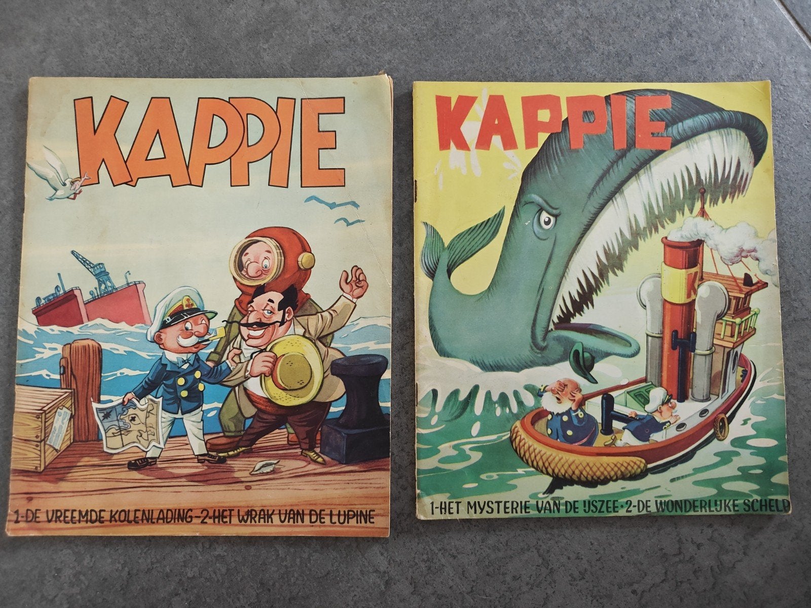 Kappie stripboek, Ophalen