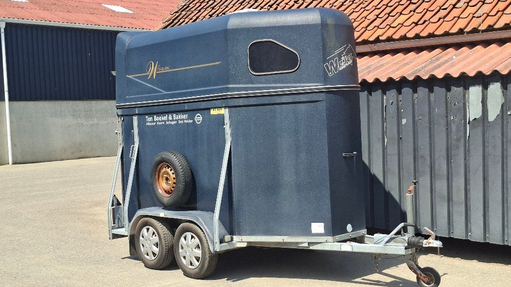 Weijer trailer, Ophalen, Gebruikt, Polyester, 1½-paards trailer
