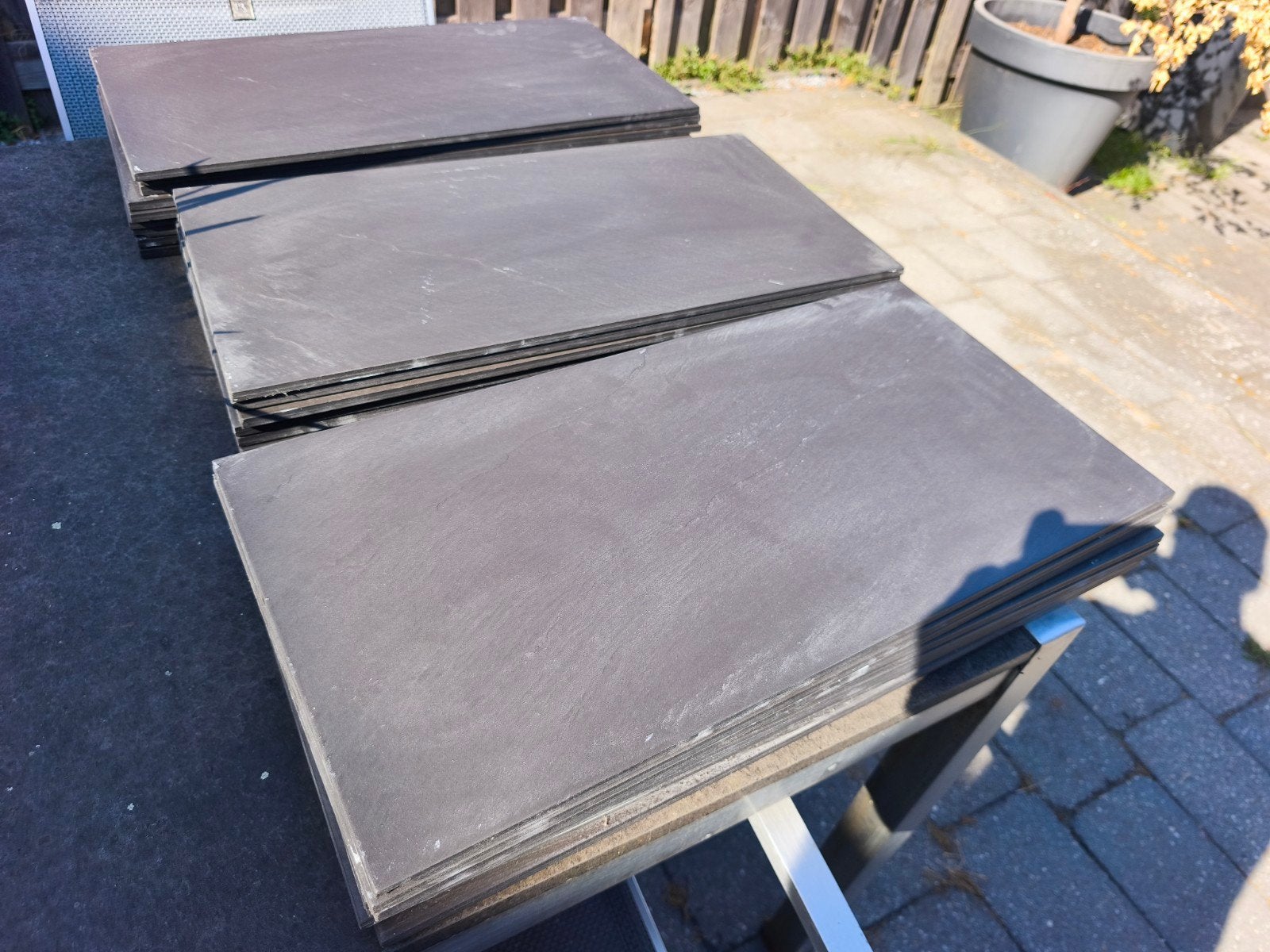 Puntgave vloertegels 60 x 30, Ophalen, 60 cm of meer, Keramiek, Nieuw