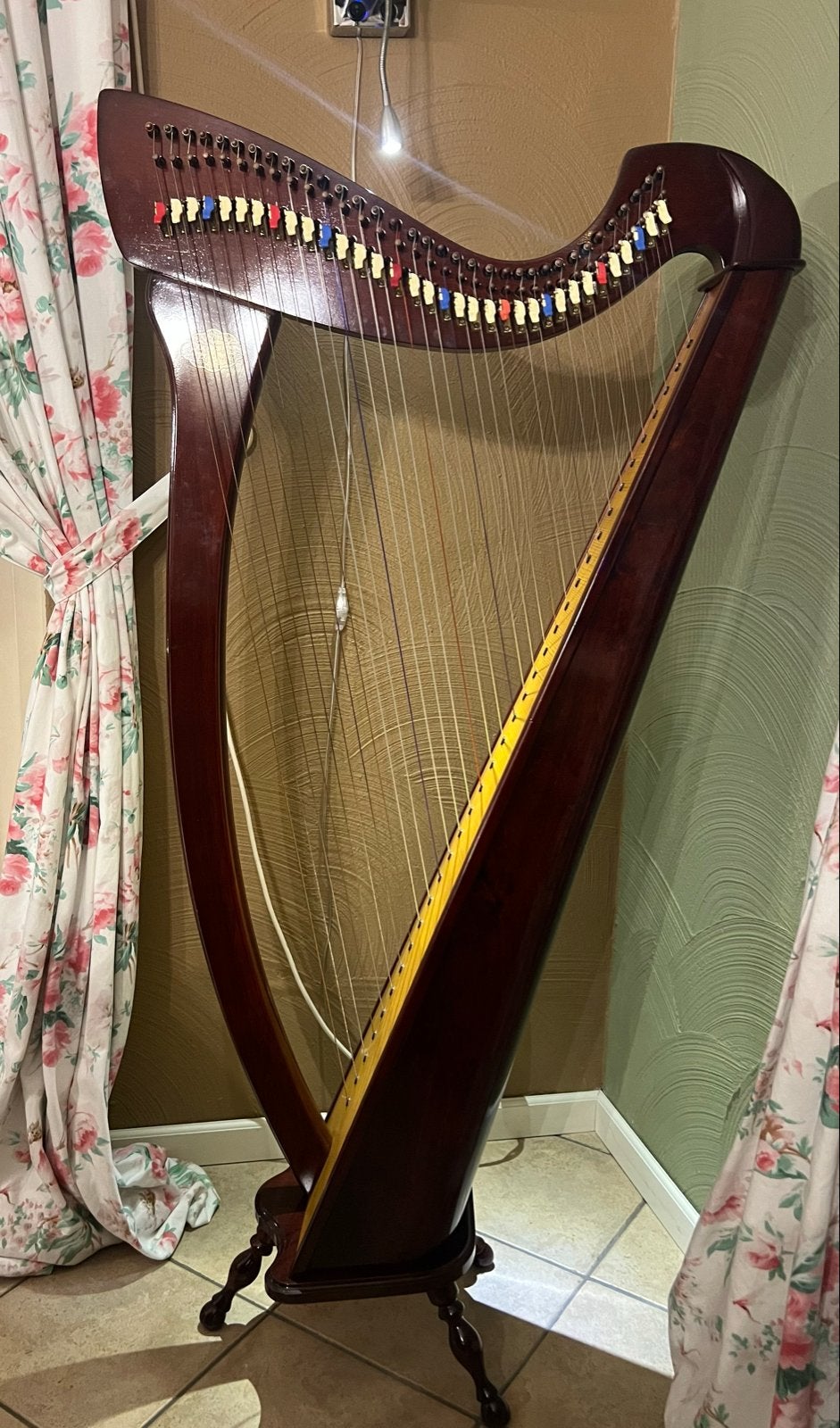 Camac Keltische Hakenharp - 34 snaren, Zo Goed als Nieuw, Ophalen of Verzenden, Zo goed als nieuw