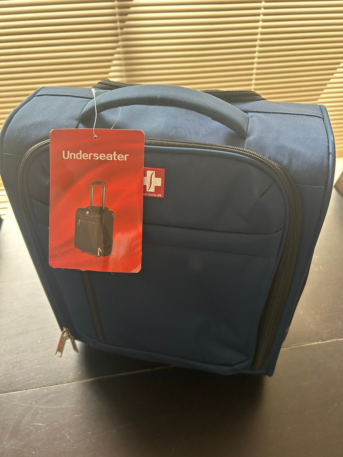 Swiss traveller underseater rolkoffer, Ophalen of Verzenden, Nieuw, Blauw, 30 cm of meer