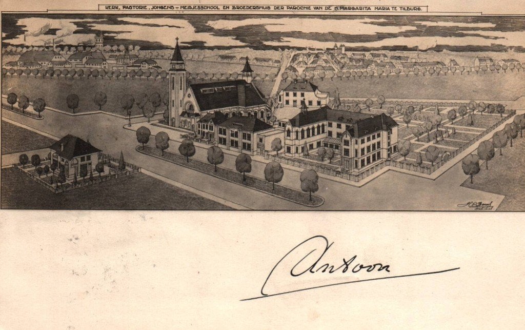 Ansichtkaart Tilburg, Verzamelen, Ophalen of Verzenden, Noord-Brabant