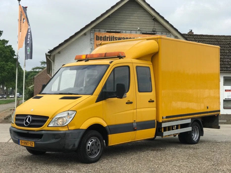 Mercedes-Benz Sprinter 516 2.2 CDI Dubbel Cabine Bakwagen Ko, Euro 5, Gebruikt, Zwart, 4 cilinders
