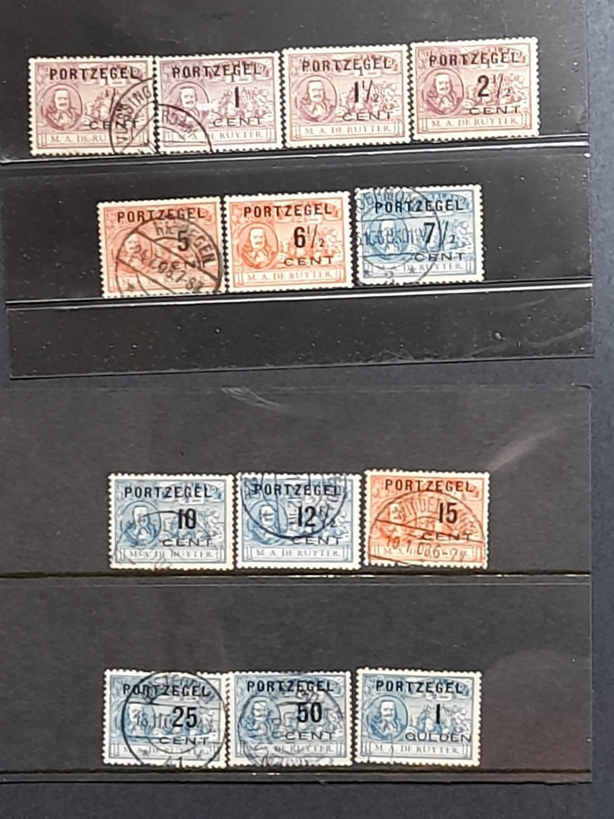portserie     Michiel de Ruyter, Postzegels en Munten, Postzegels | Europa | België, Ophalen of Verzenden