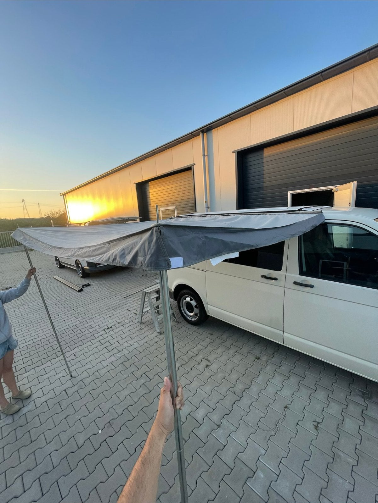 Luifel VW Transporter T5 T6 T4 - Schaduwdoek Zakluifel, Caravans en Kamperen, Ophalen, Gebruikt