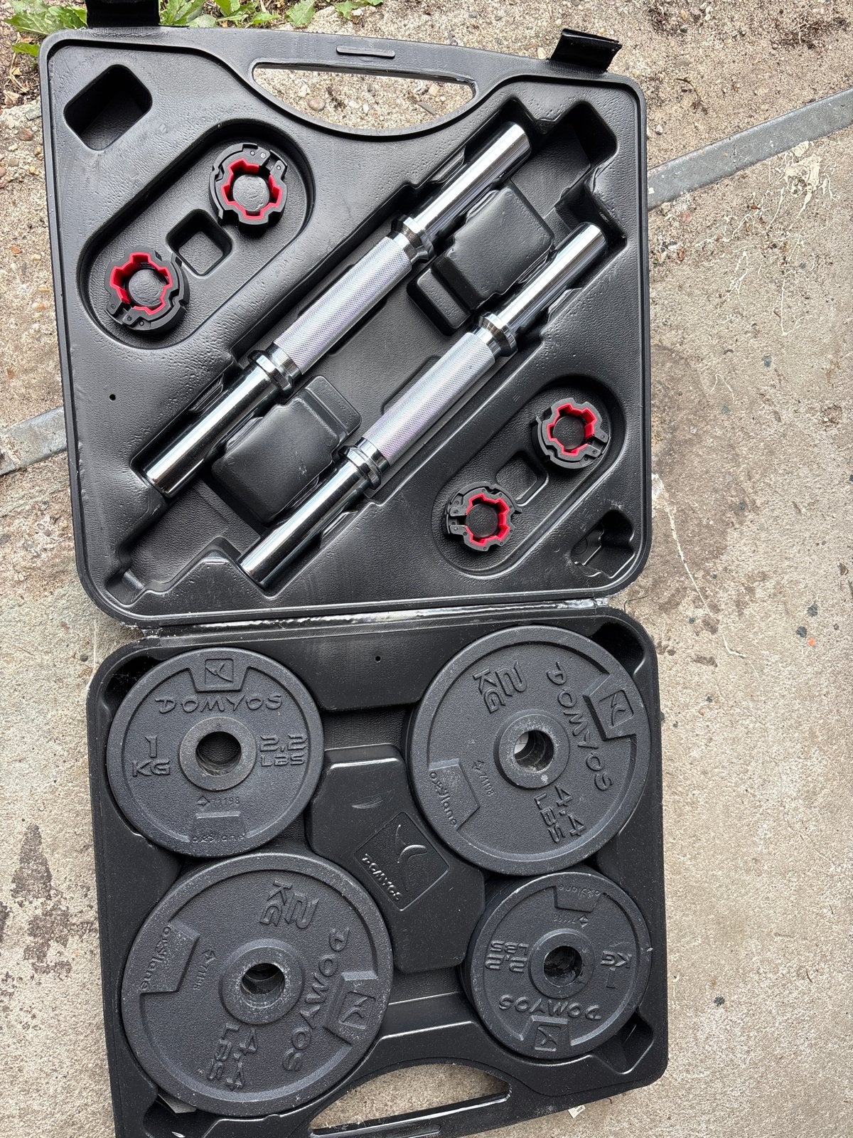 Domyos Halterset 20KG - Ideaal voor Krachttraining, Ophalen, Zo goed als nieuw, Armen, Halterset