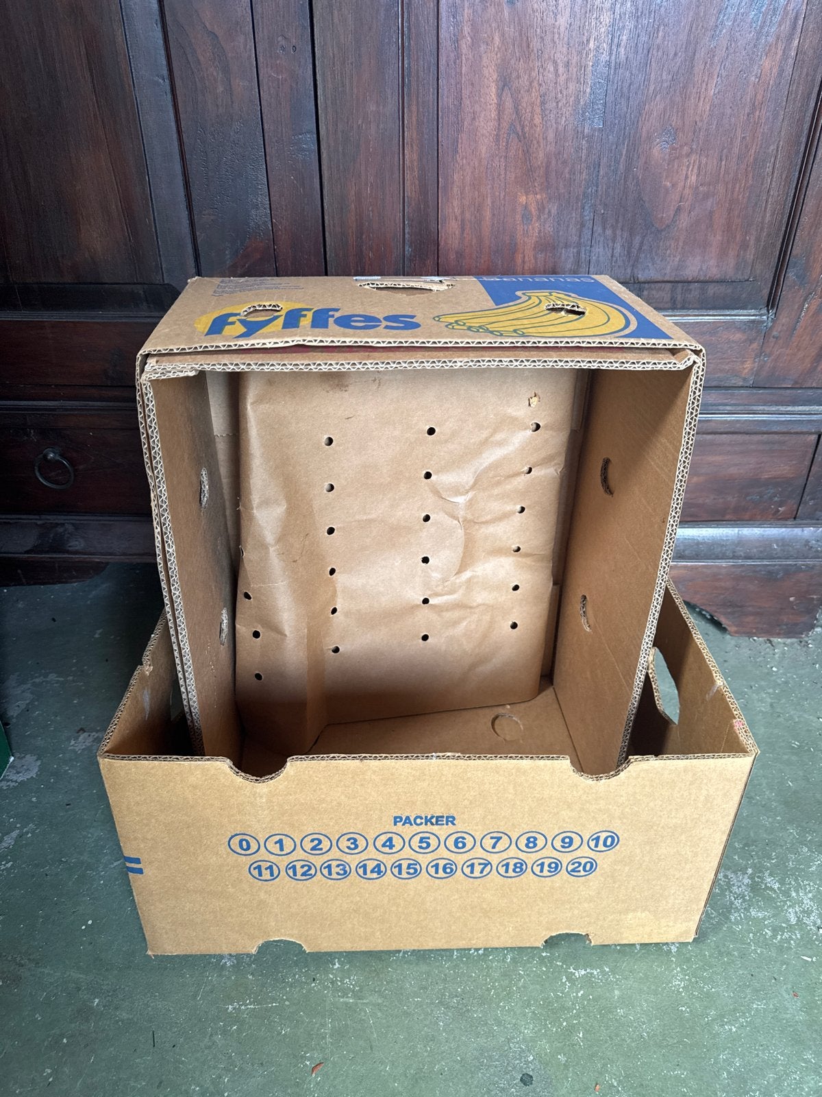 Gratis 1,5 bananendoos - Ideaal voor verhuizing!, Ophalen, 40 tot 60 cm, 50 tot 75 cm, 35 tot 50 cm