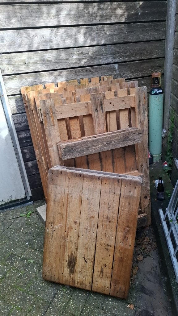 Gratis pallets, Ophalen, Gebruikt, Pallet, Minder dan 200 cm