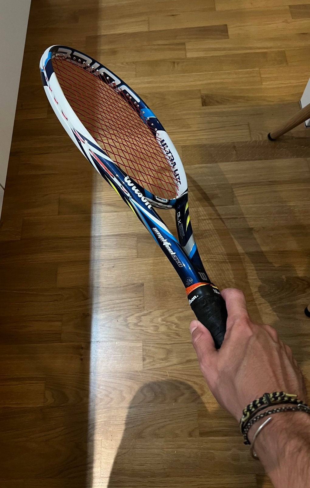 Wilson Juice 360 100UL BLX grip L3 tennisracket zgan, Ophalen of Verzenden, Zo goed als nieuw, Wilson, Racket