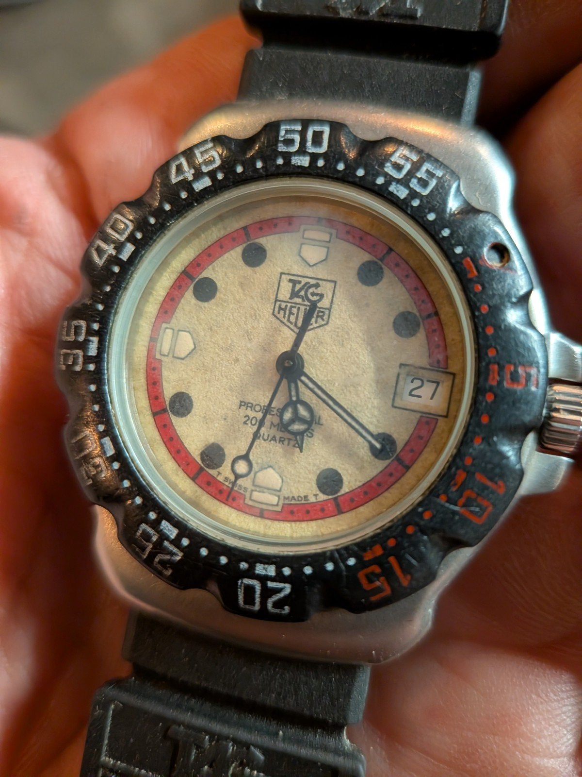 Dames Tag Heuer Professional 200m - 21mm Retro Horloge, Ophalen of Verzenden