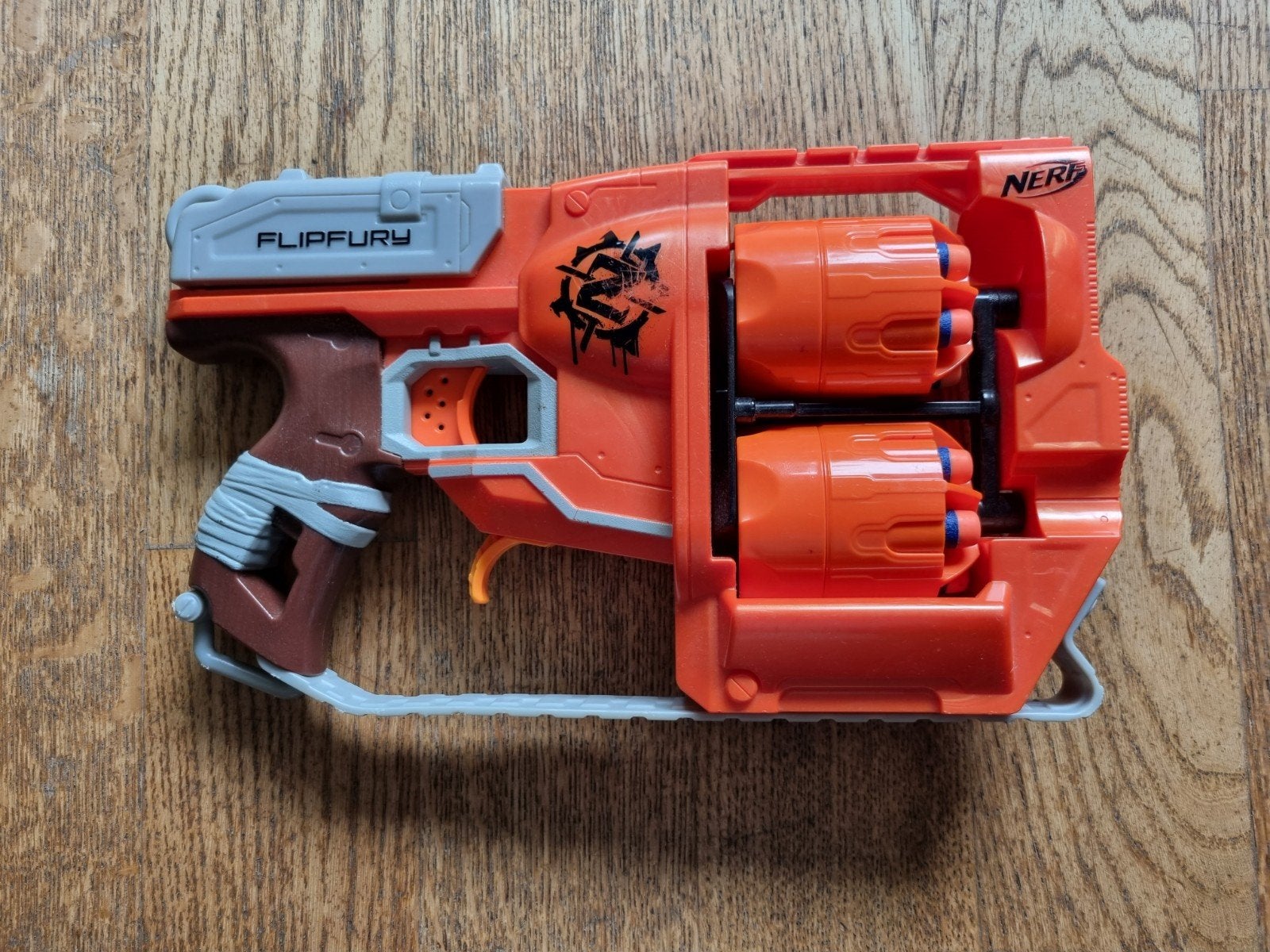Nerf zombiestrike flipfury, Kinderen en Baby's, Speelgoed | Buiten | Actiespeelgoed, Ophalen of Verzenden, Gebruikt