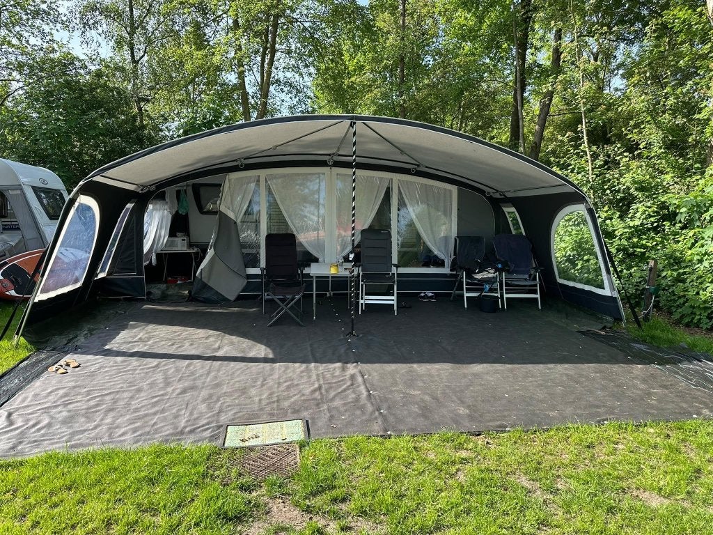 Dethleffs C'Go 515 DL Vrijst bed BJ 2018, Rondzit, Kachel, Bedrijf, Dethleffs