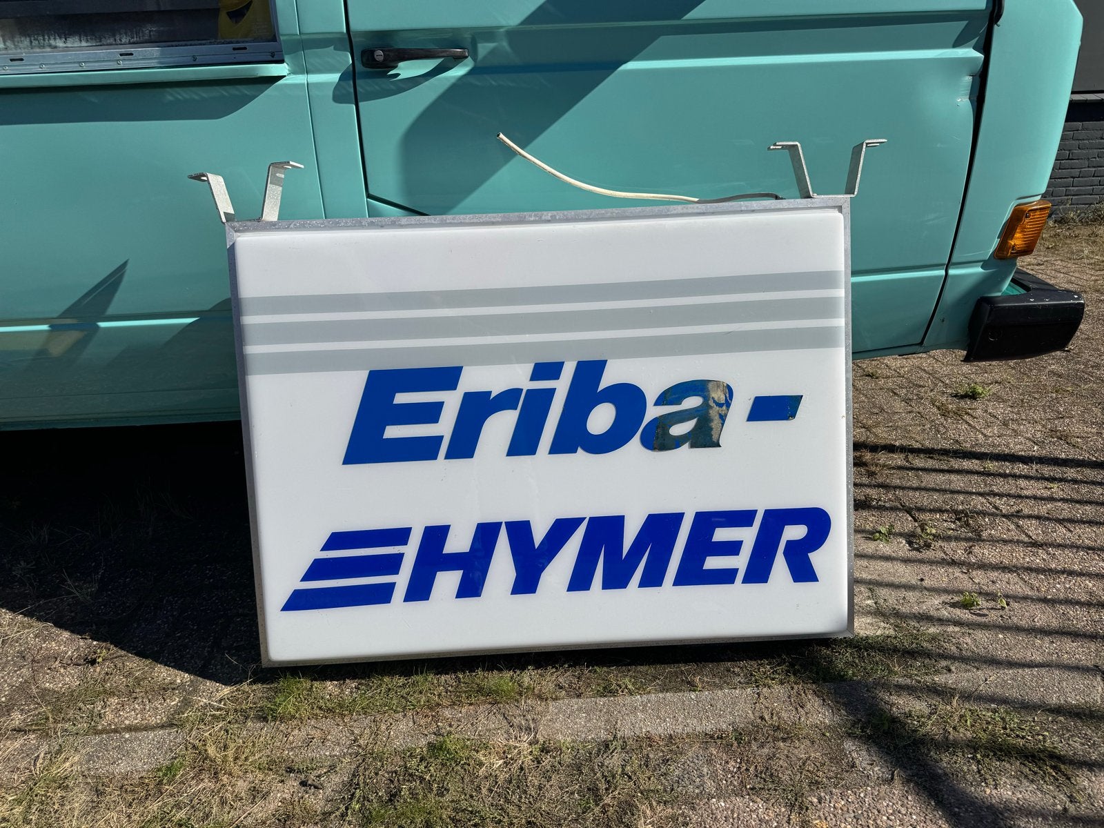 Eriba-Hymer Lichtbak Reclamebord Camper Caravan, Ophalen, Gebruikt, ., Lichtbak of (neon) lamp