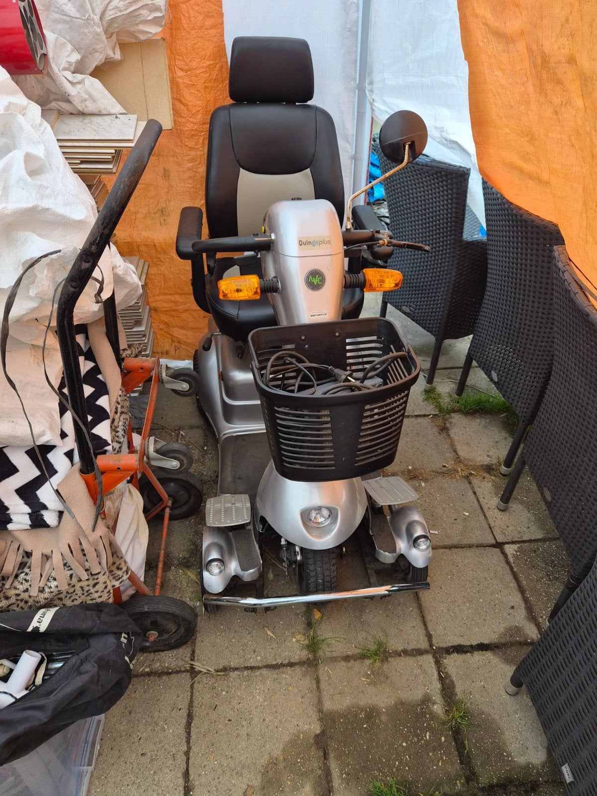 Te koop scootmobiel, Ophalen