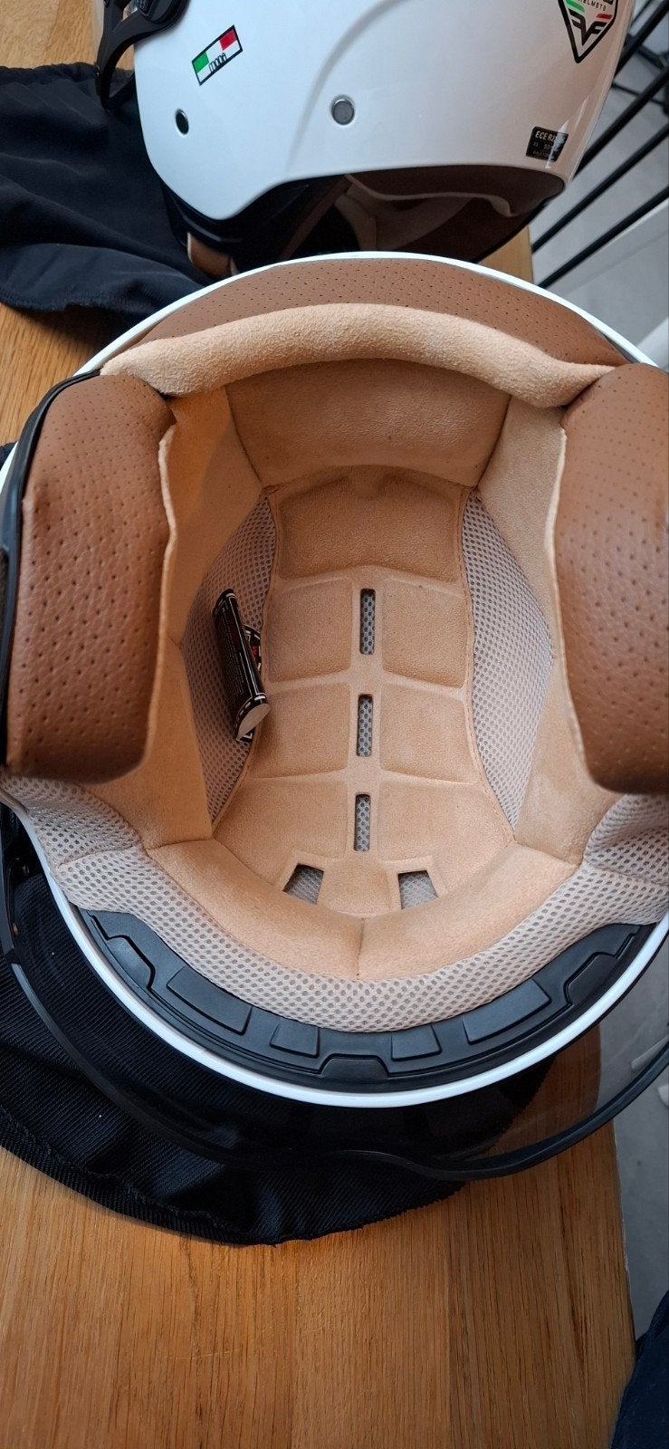 vito scooterhelmen wit xs + s, Ophalen, Zo goed als nieuw, Extra small of kleiner, Vito Helmets