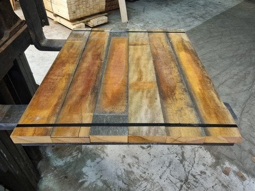 Hardhouten balken +/- 4.5x15.5 cm 1.10 m - nr: HB349, Ophalen, Minder dan 180 cm, Overige typen, Hardhout