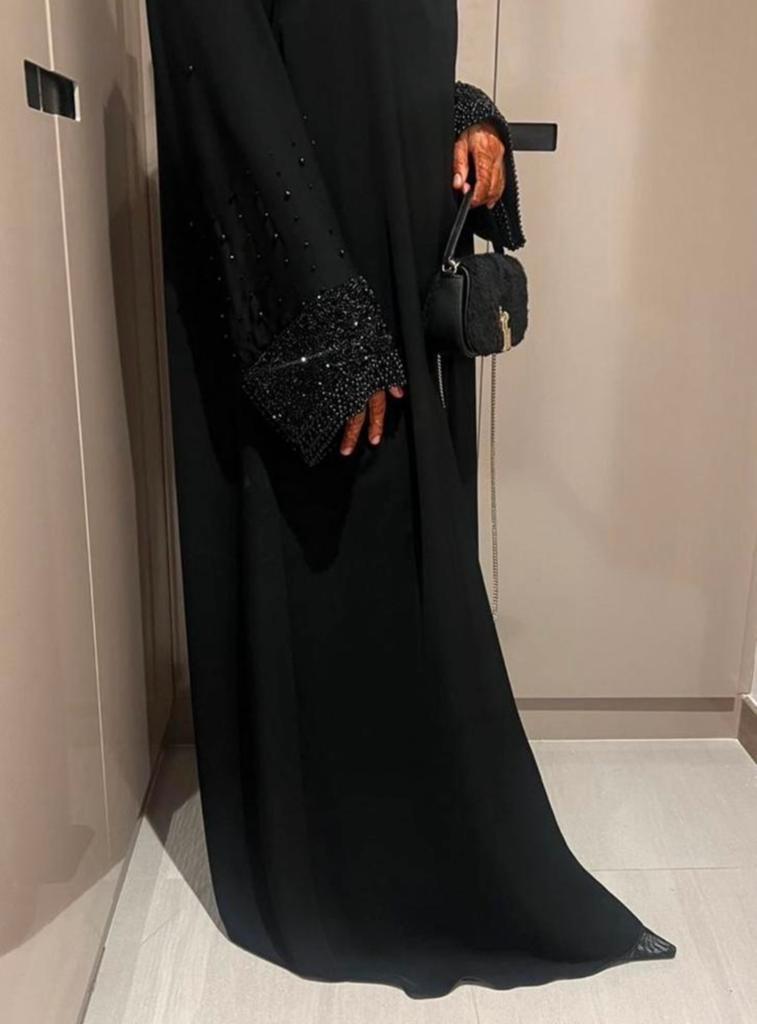 Zwarte abaya, Ophalen of Verzenden, Zo goed als nieuw, Zwart, Overige typen